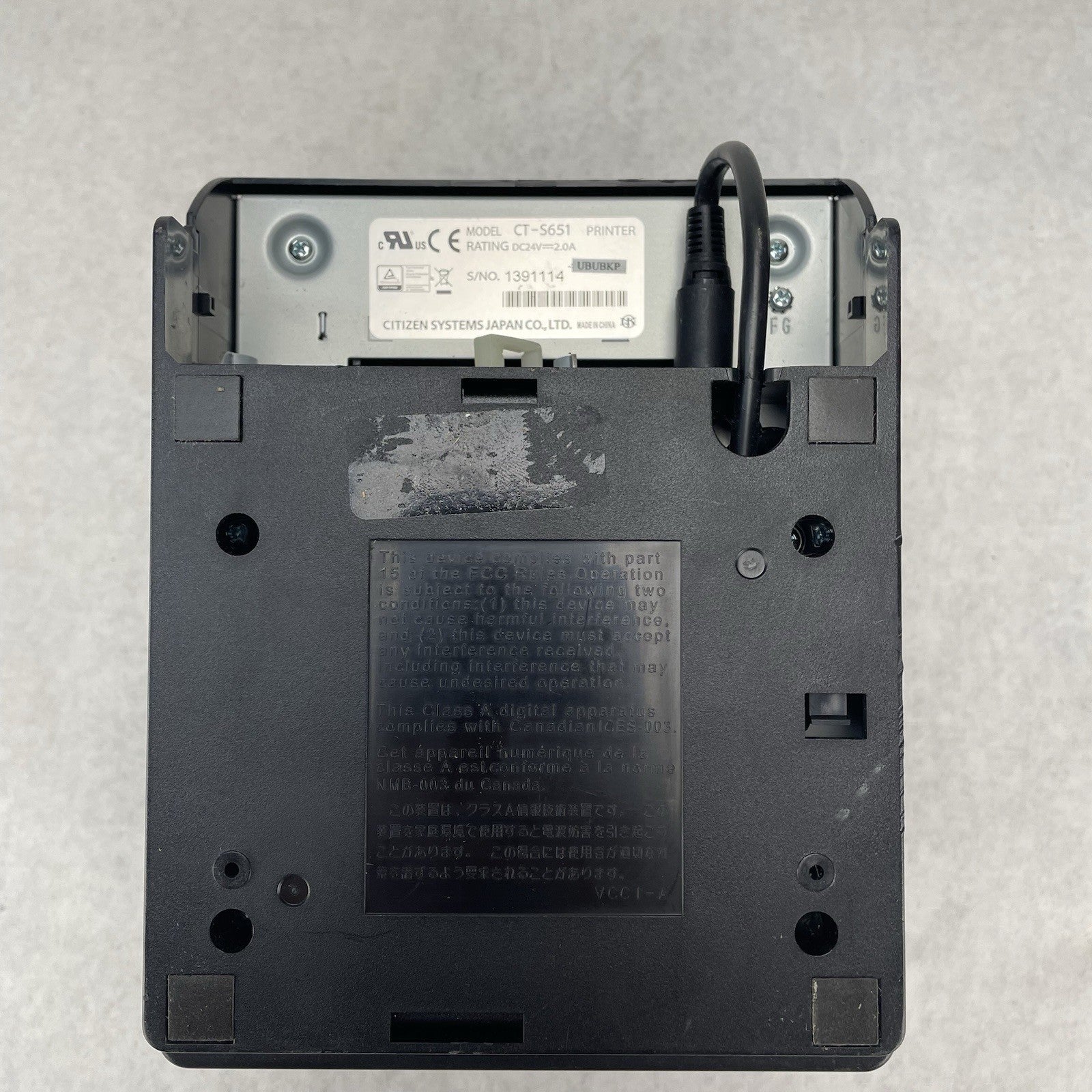 Citizen CT-S651 II POS Thermal Printer Tested