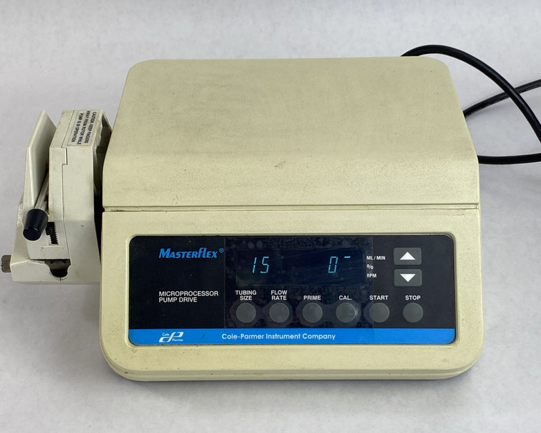 Cole-Parmer Masterflex 7524-00 Microprocessor Pump Drive w/ 7518-12 Pump Head