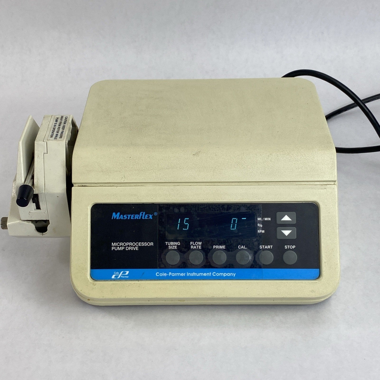 Cole-Parmer Masterflex 7524-00 Microprocessor Pump Drive w/ 7518-12 Pump Head1