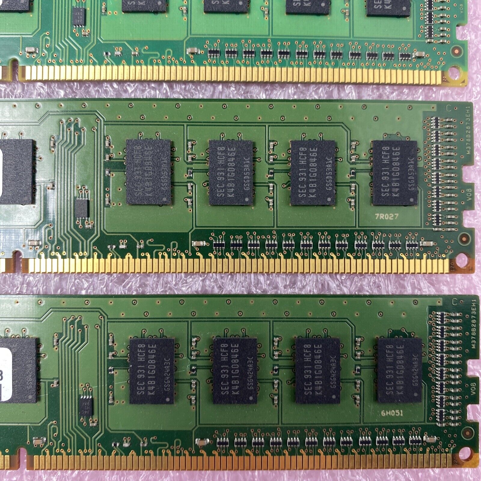 Lot( 8 ) 1GB Samsung M378B2873EH1-CF8 PC3-8500 DDR3-1066 Desktop RAM Memory
