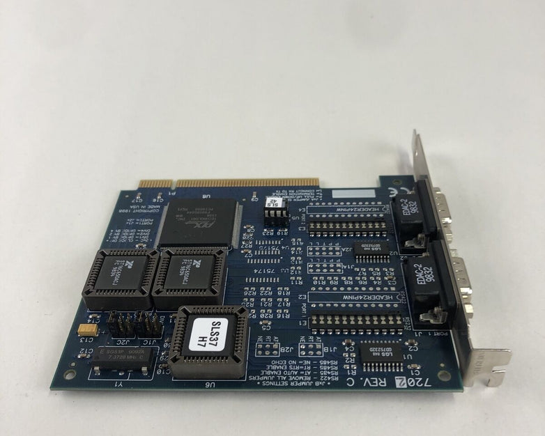 Black Box IC140C-R2 Used Circuit Board Dual Port Serial RS232 Card