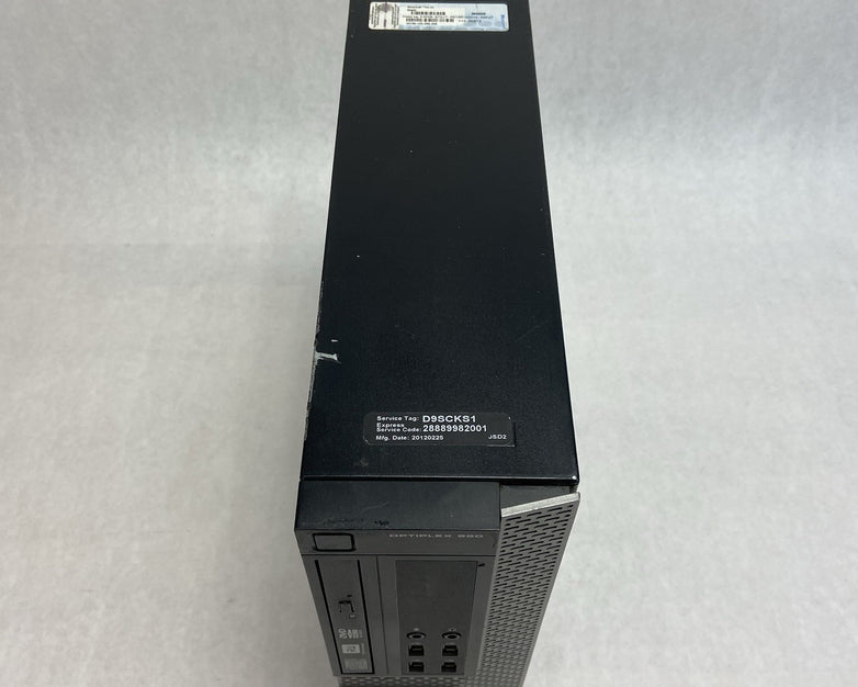Dell Optiplex 990 SFF Intel Core i5-2400 3.1GHz 4GB RAM No HDD No OS