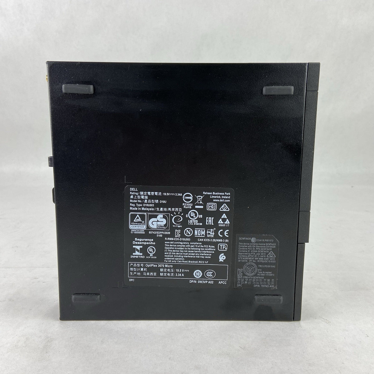 Dell Optiplex 3070 Micro Intel Core i3-9100T 3.1GHz 8GB RAM No HDD No OS4