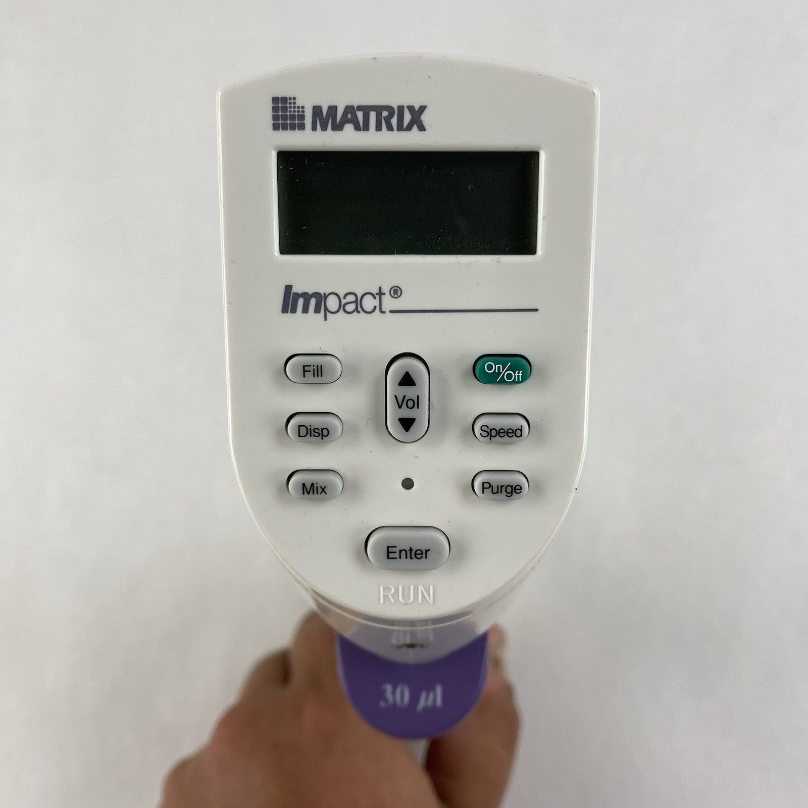 Matrix Impact 30 uL 12 Channel Electronic Pipette No AC Adapter Untested