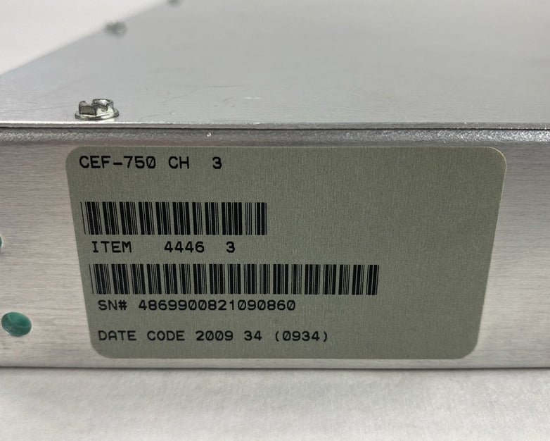 Blonder Tongue CEF-750 Channel Elimination Filter