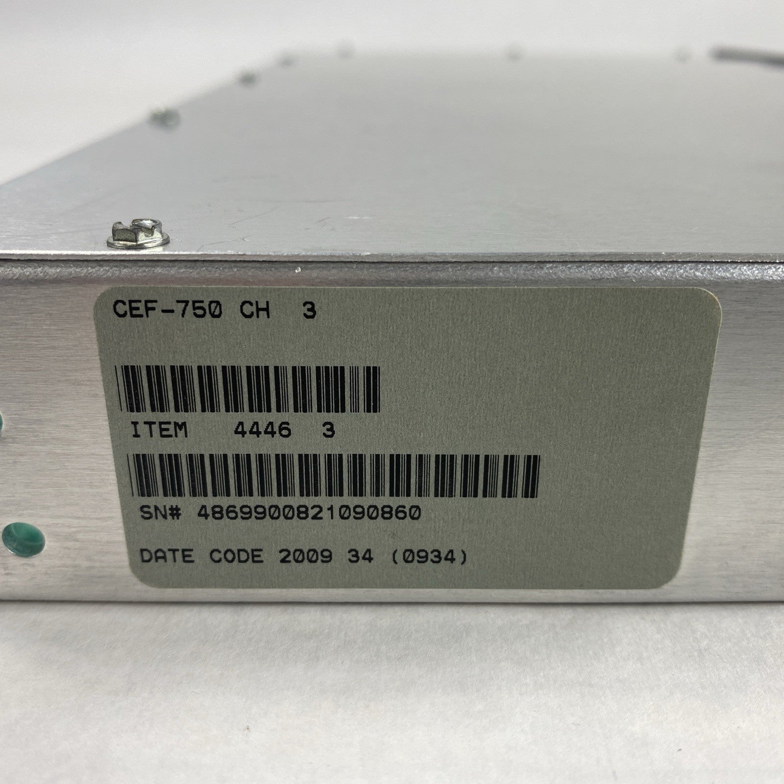 Blonder Tongue CEF-750 Channel Elimination Filter