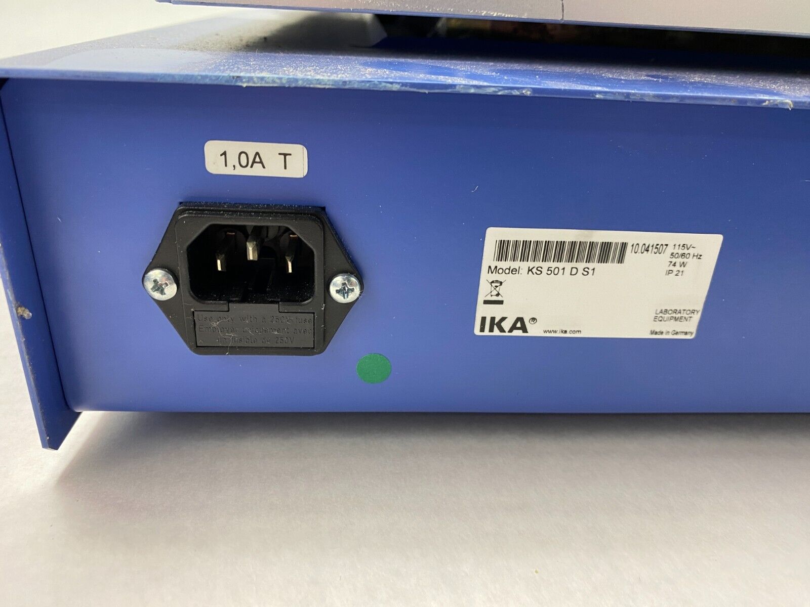 IKA KS 501 D S1 Digital Orbital Shaker Powers On