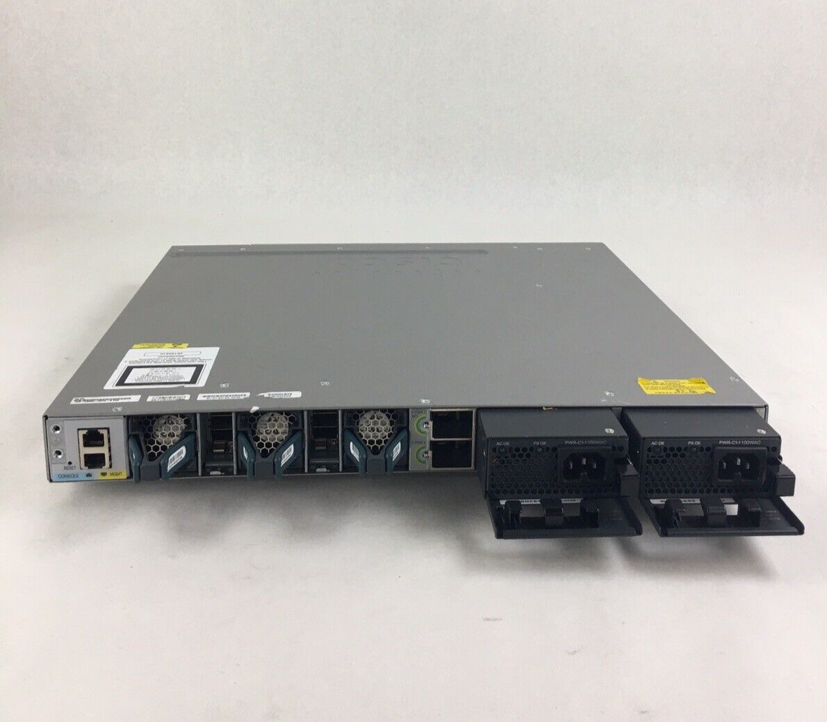 Cisco WS-C3850-48P-L 48-Port Gigabit Network Switch Tested and Reset