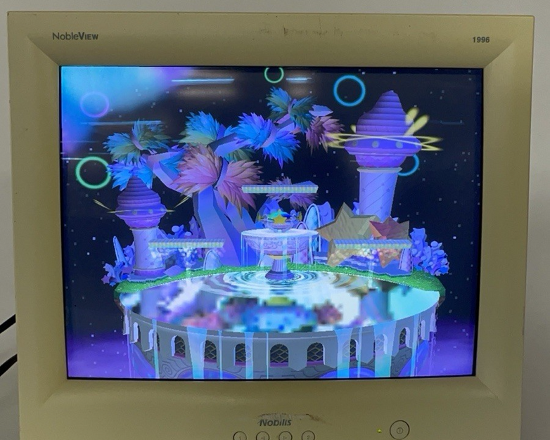 NobleView B1996NSL VGA CRT Monitor 18' - Tested