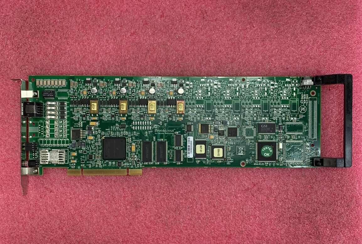 Brooktrout TR1034+P4-4L-R Voice and Fax Board PCI 901-002-09