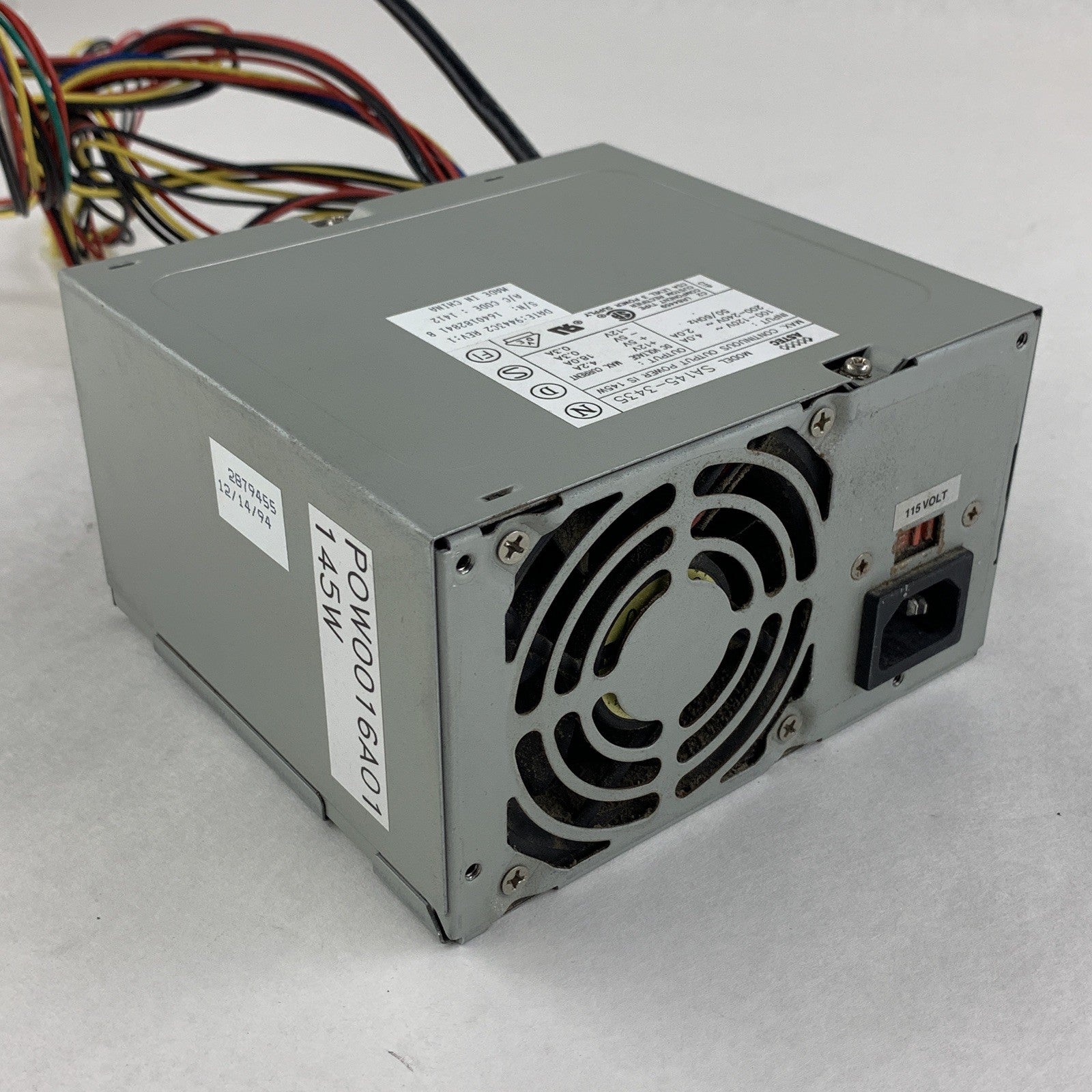 ASTEC SA145-3435 REV 01 145W Power Supply Tested