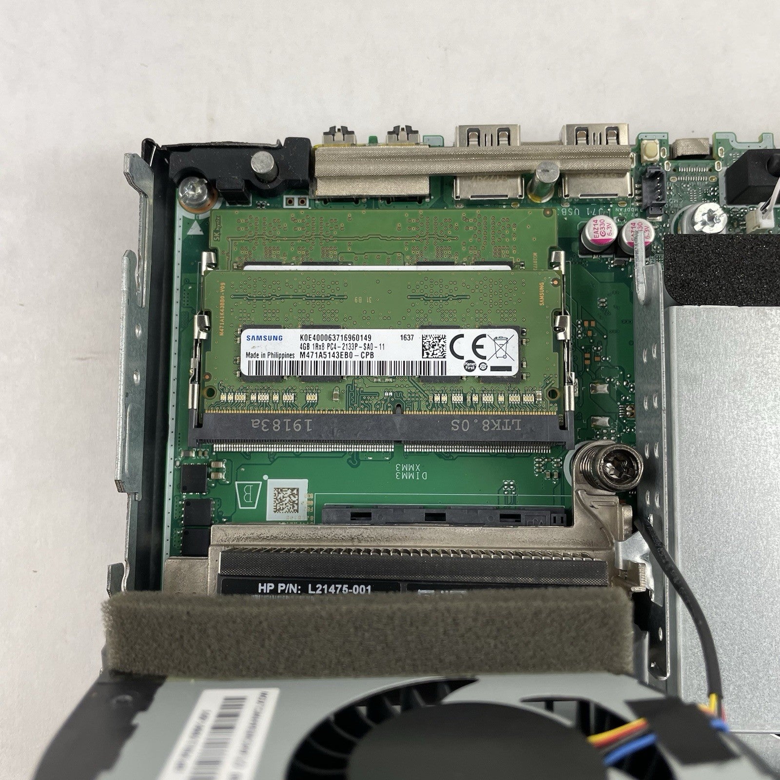 HP ProDesk 405 G4 Micro Mini AMD Ryzen 5 Pro 2400GE 3.20GHz 8GB RAM No SSD/OS/AC13