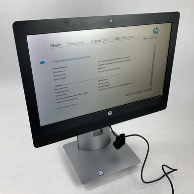 HP ProOne 400 G2 20in AIO Intel Core i5-6500 3.20 GHz 4 GB No OS No HDD No AC