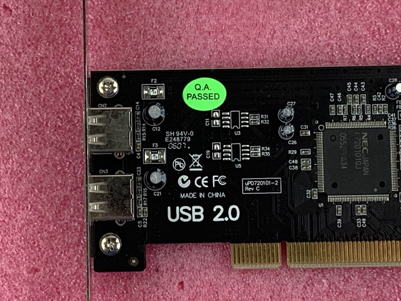 Adaptec 2217600-R PCI to USB Board AUA-2000C