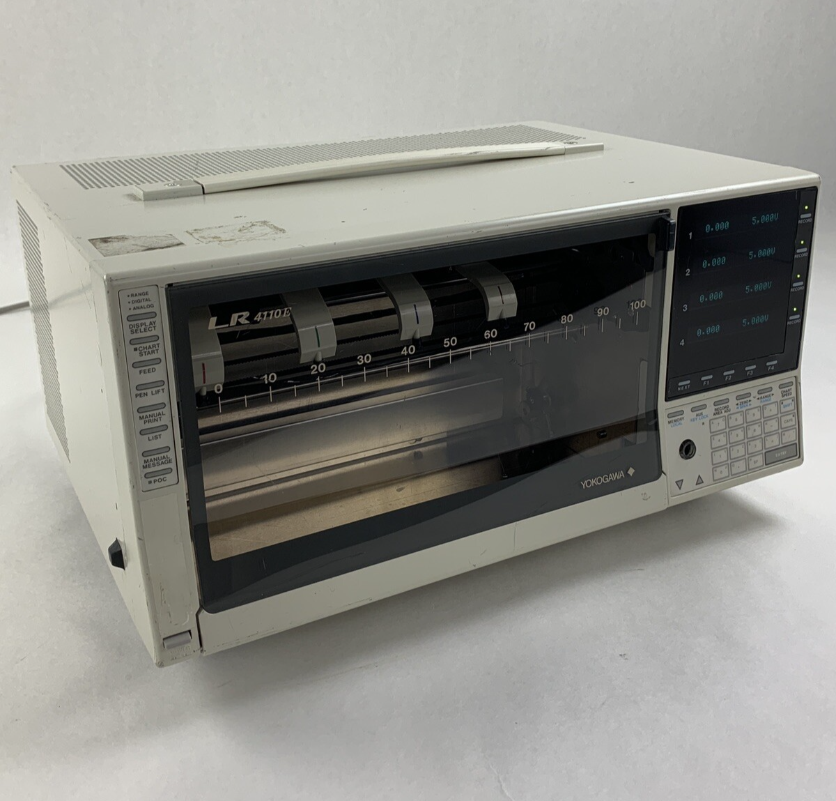 Yokogawa LR4100E Multipen Recorder 371141 -B-0/D/FDD Powers On