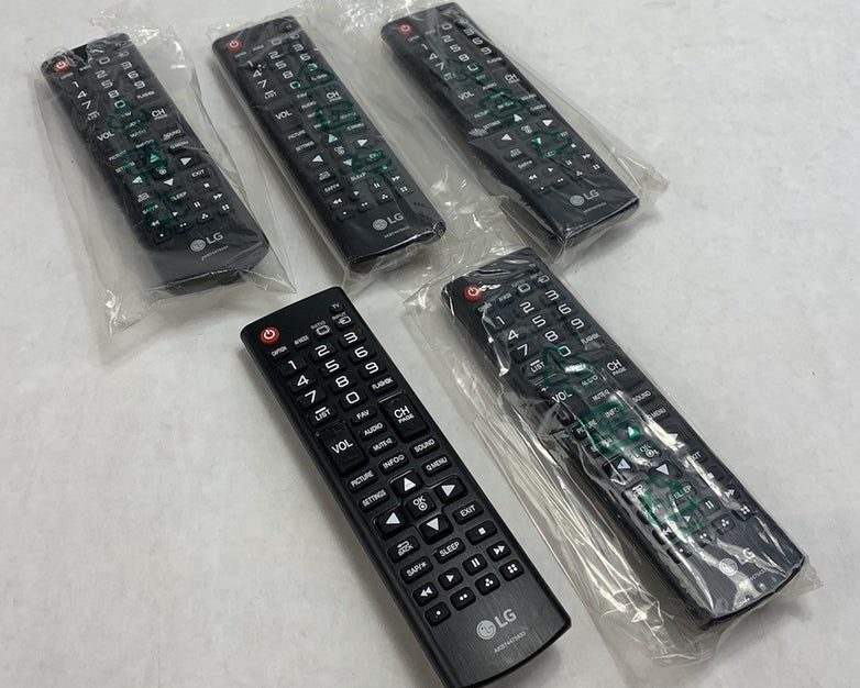 LG AKB74475433 Replacement TV Remote (Lot of 5)