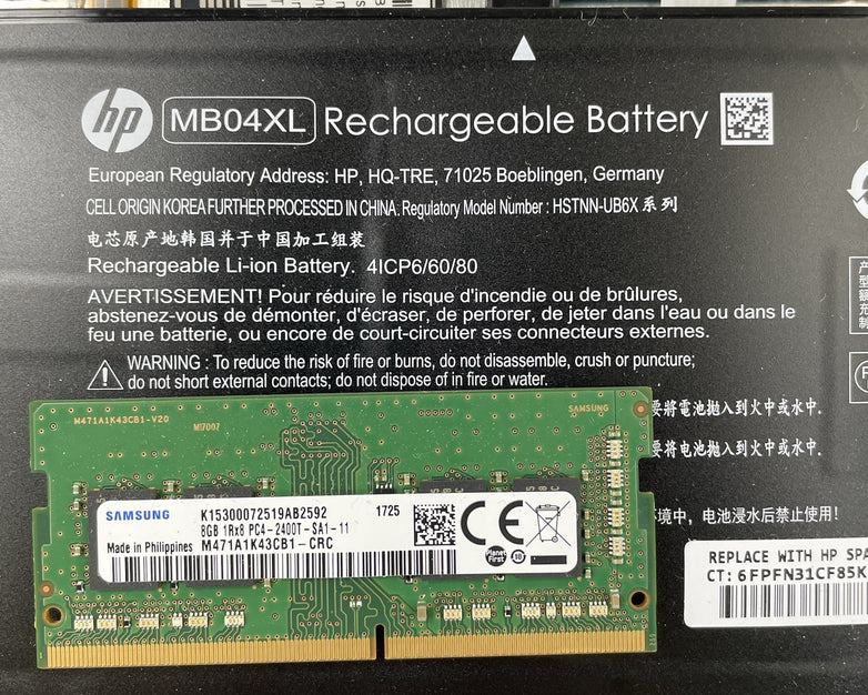 HP Envy x360 15-aq267cl 15.6" i7-8550U 1.80 GHz 8 GB RAM No SSD/OS/AC