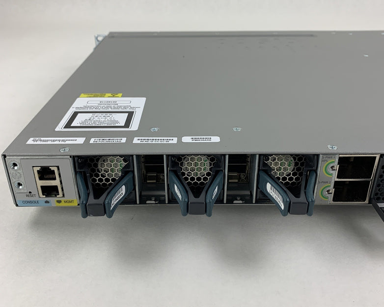 Cisco WS-C3850-48P-S V06 Catalyst 3850 w/ C3850-NM-4-1G Switch Tested Reset