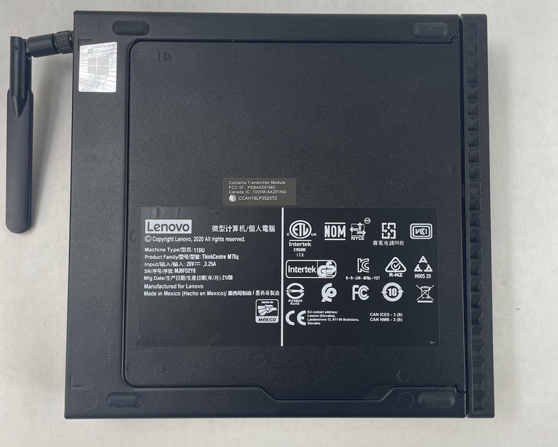 Lenovo ThinkCentre M70Q Micro i5-10500T 2.30 GHz 16 GB RAM No SSD/OS/AC