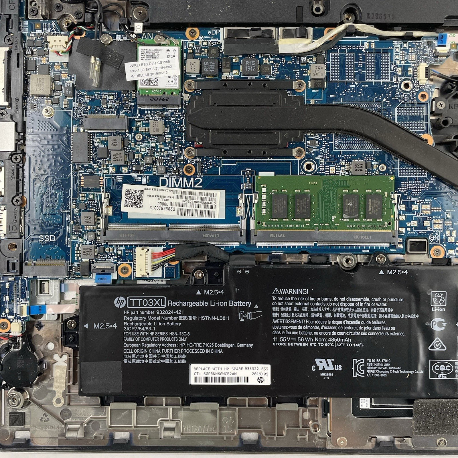 HP EliteBook 850 G6 15.6" i5-8365U 1.60 GHz 8 GB RAM No SSD/OS/AC - Bad USB17