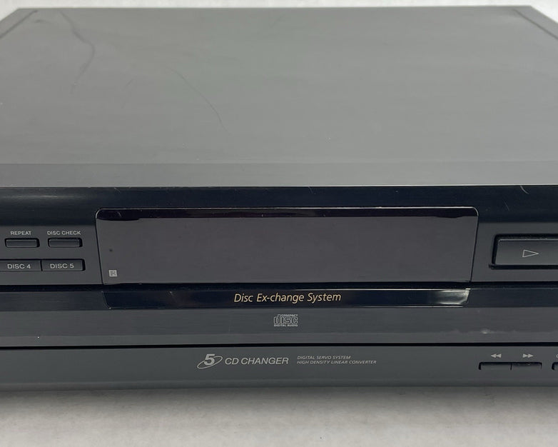 Sony CDP-CE315 5 Disc Changer CD Player Tested Plays No Screen