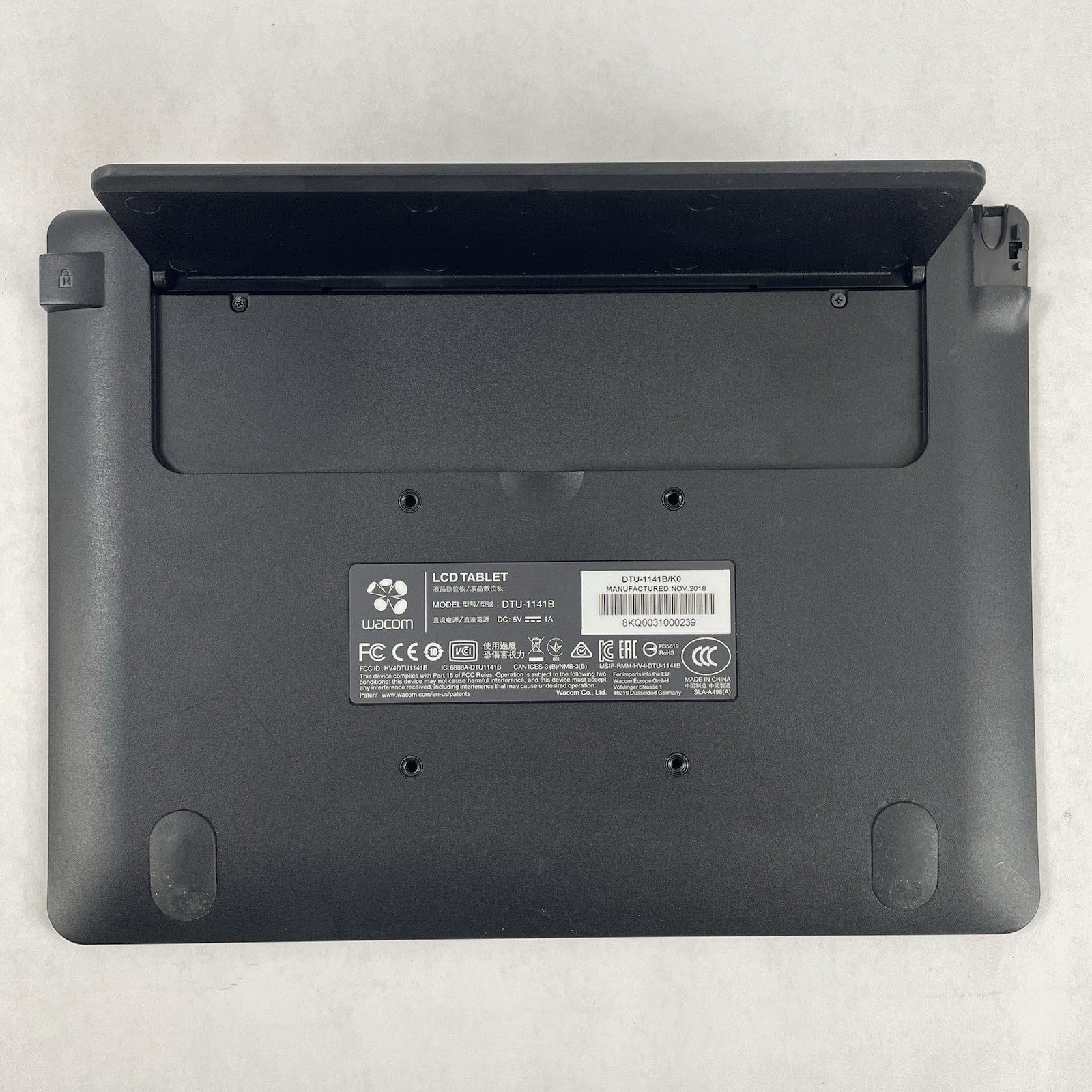 Wacom DTU-1141B 10.1" FHD Drawing Tablet - Bent/No Stylus Cable/Power Cord/READ7