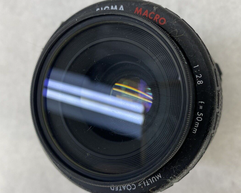 Sigma Macro 1:2.8 f=50mm Multi Coated Camera Lens