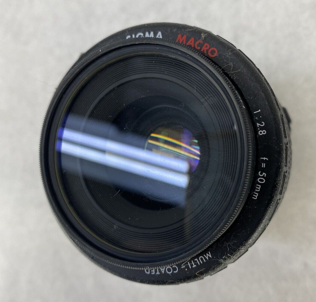 Sigma Macro 1:2.8 f=50mm Multi Coated Camera Lens
