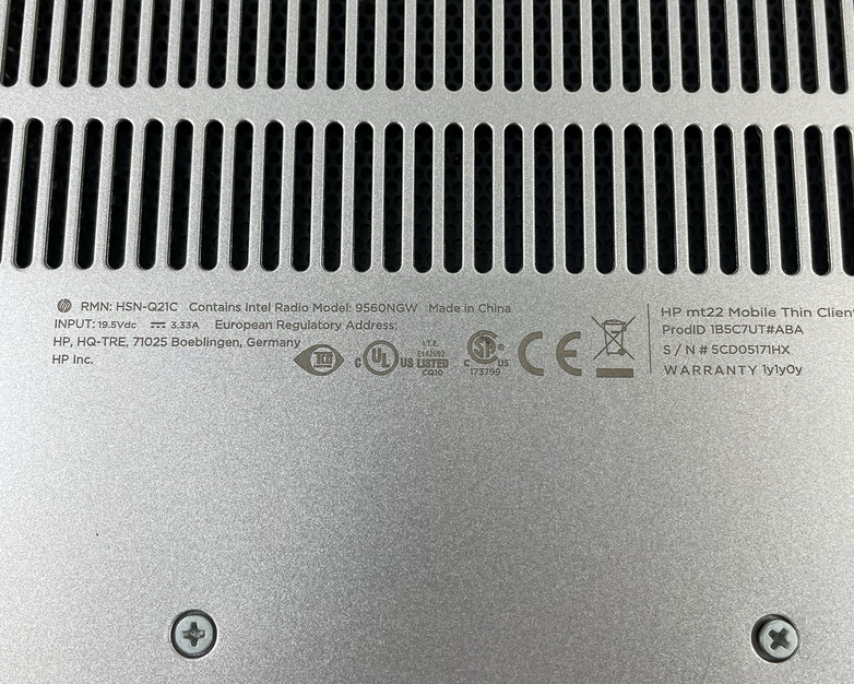 HP MT22 14" Intel Celeron 5205U 1.90 GHz 8 GB RAM No SSD/OS/AC - CMOS