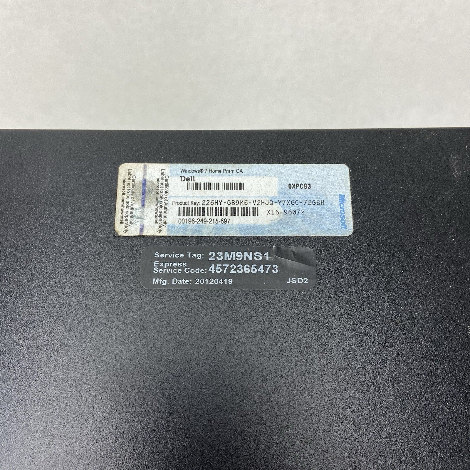 Dell Inspiron 570 MT AMD Athlon 2 x2 250 3GHz 4GB RAM No HDD No OS3