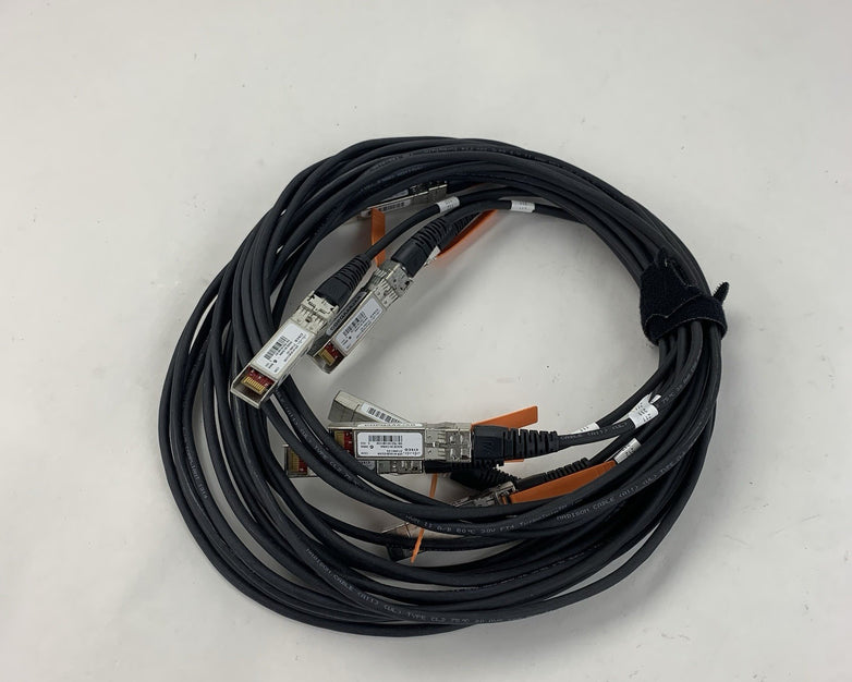 Cisco SFP-H10GB-CU3M 10GBASE-CU Passive Cable 3M - Lot of 8 - Untested