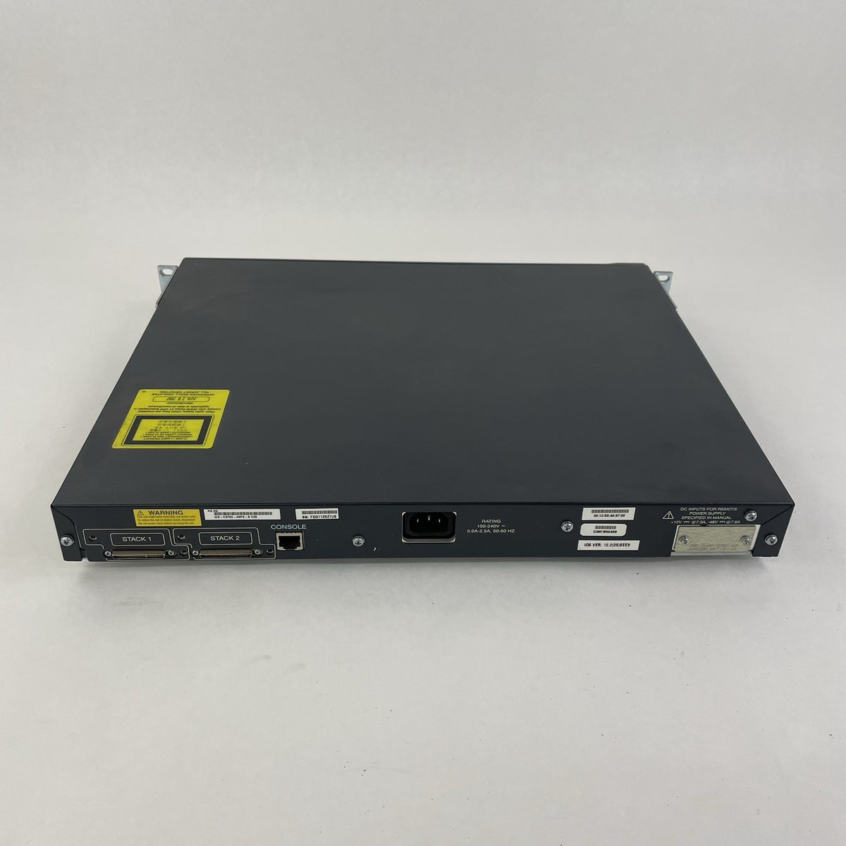Cisco Catalyst  WS-C3750-48PS-S V05 3750 48 Port Switch - Tested6