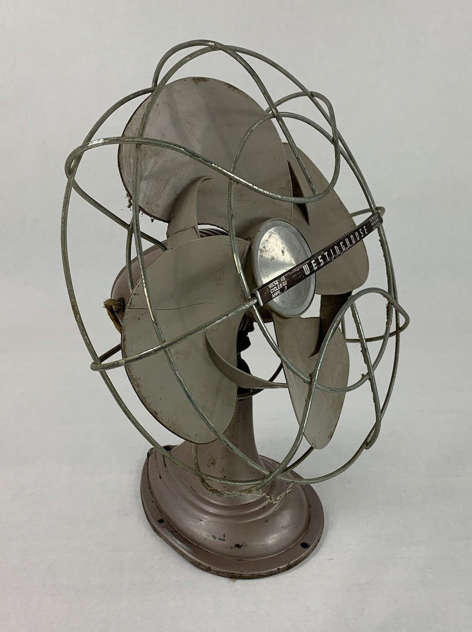 Westinghouse Y-4693 Vintage Desktop Fan - Parts or Repair