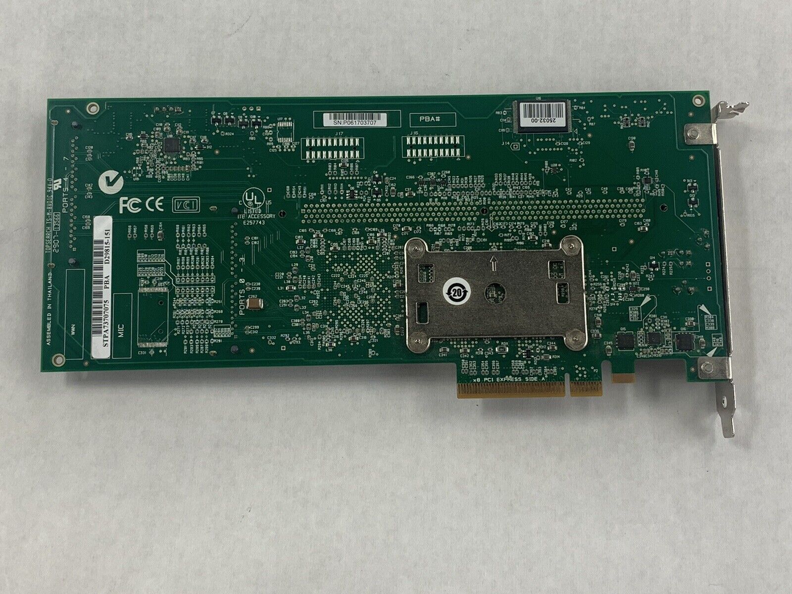 LSI SAS 8408e SAS RAID Controller Card D29815-151 DDR2 L3-01079-13A