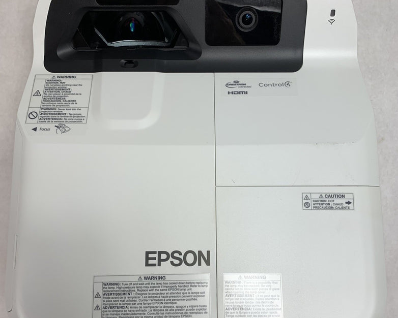 Epson PowerLite 695Wi H740A LCD Lamp Projector 828 Lamp Hours - No Remote