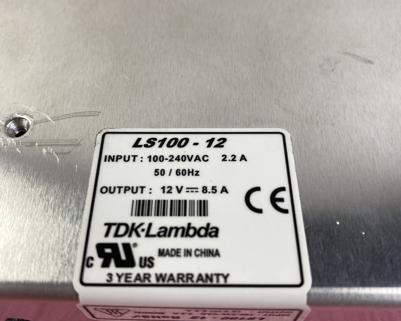 TDK Lambda LS100-12 12V 8.5 A Power Supply