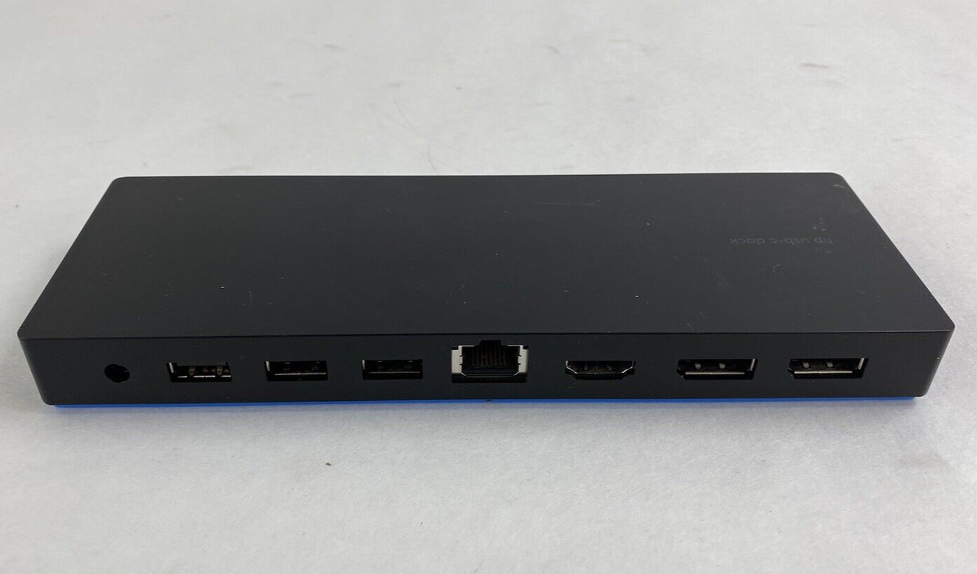 Lot of 2 HP USB-C Dock G4 HSTNH-U601 L13898-002 Docking Station Tested