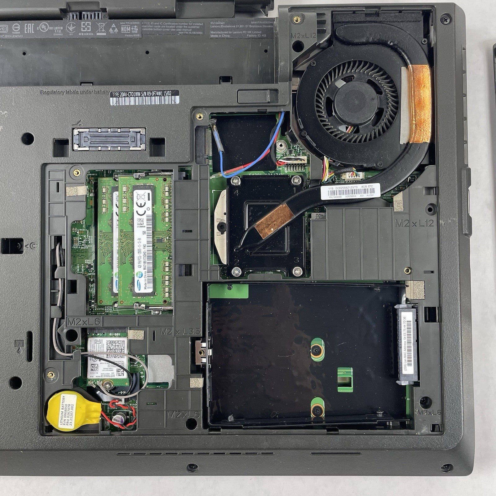 Lenovo ThinkPad L540 15.6" i5-4200M 2.50 GHz 8 GB RAM No SSD/OS/AC20