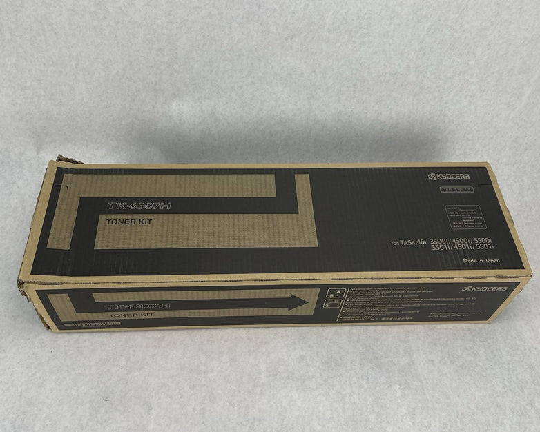 Kyocera TK-6307K Black Toner Cartridge 35K Pages, OEM-Open/Worn Box