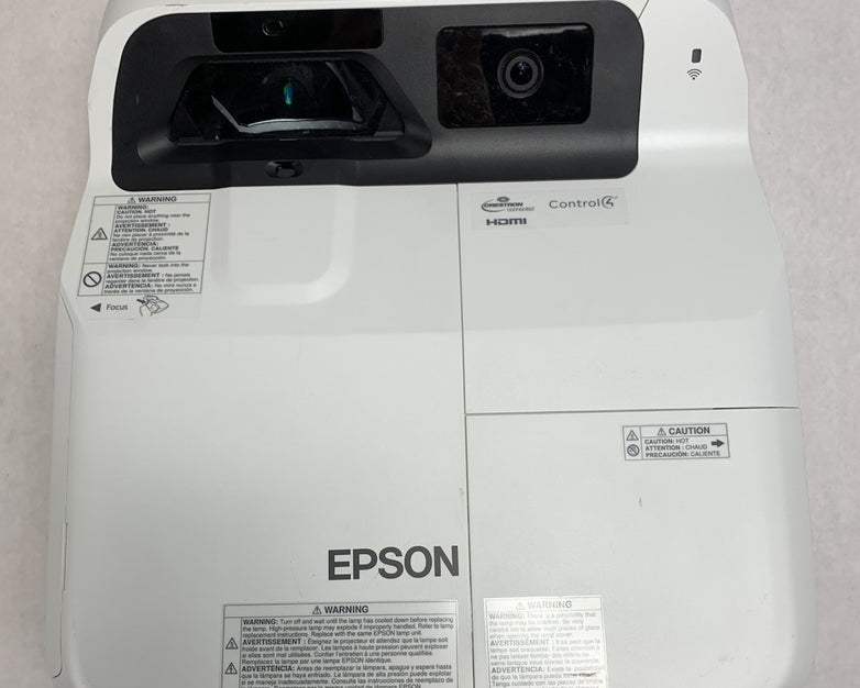 Epson PowerLite 695Wi H740A LCD Lamp Projector 716 Lamp Hours - No Remote