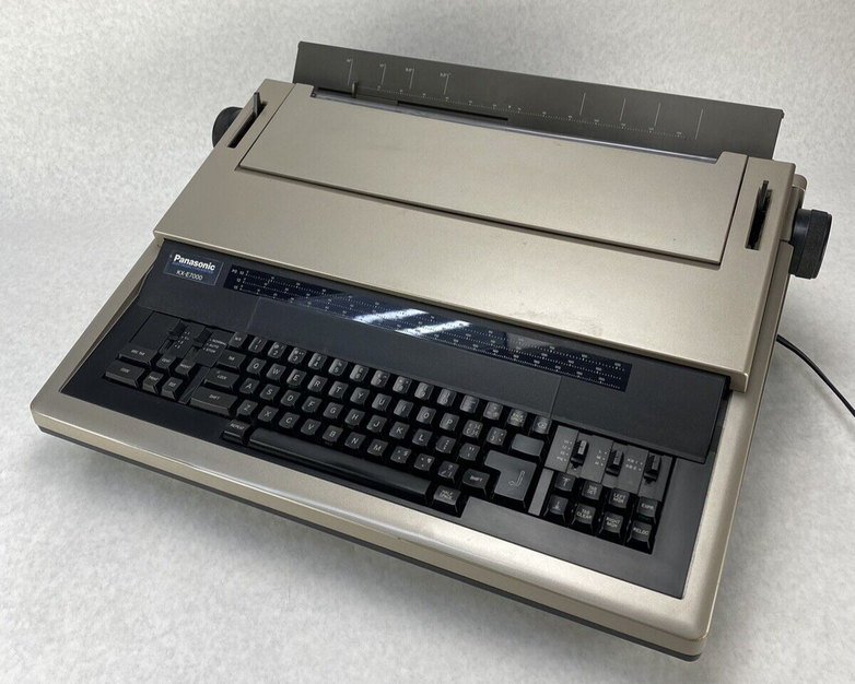 Panasonic KX-E7000 Electric Typewriter Tested