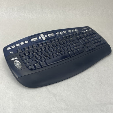 Microsoft Keyboard Elite for Bluetooth 1002 WUT0380 Blue Multimedia Tested
