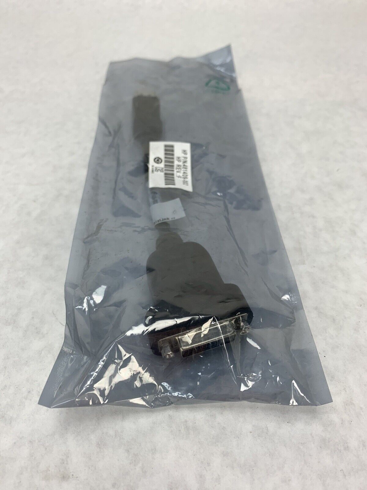 Lot 3 New HP Display Port to DVI Monitor AV Video Adapter Cable - 481409-002