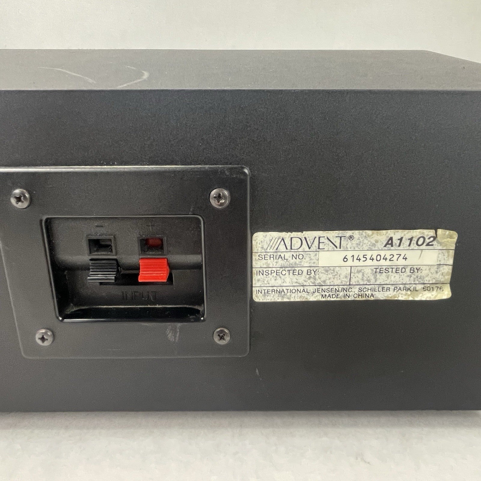 Advent A1102 Surround Sound Center Speaker