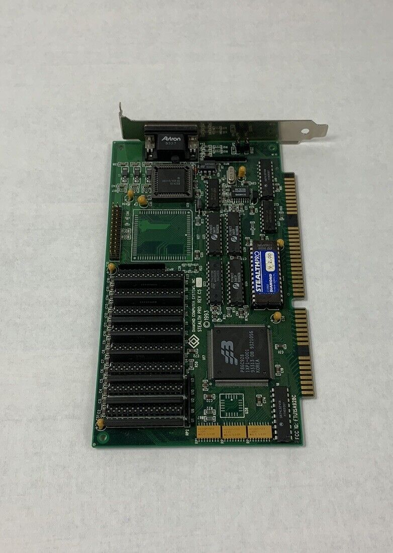 Diamond Stealth Pro S3 P86C928 ISA VGA Graphics Card