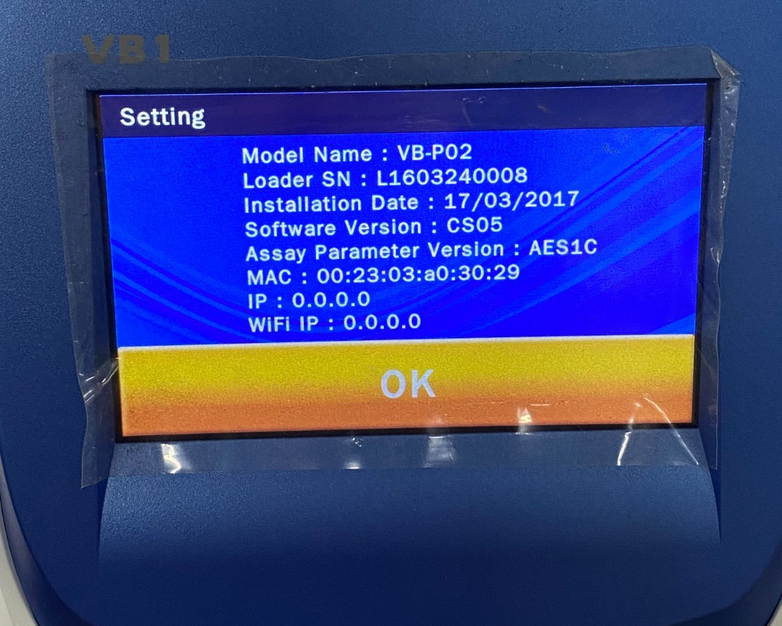 Skyla VB-P02 Veterinary Clinical Biochemistry Analyzer VB1