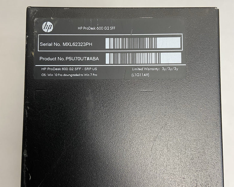 HP EliteDesk 600 G2 SFF Intel Core i5-6500 3.2GHz 8GB RAM No HDD No OS