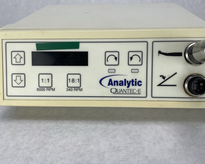 Analytic Sybron Quantec-E Dental Electric Endo Motor Parts or Repair