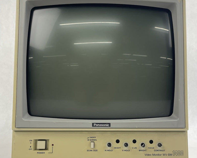 Panasonic WV-BM1400 Black and White Video Monitor For Parts