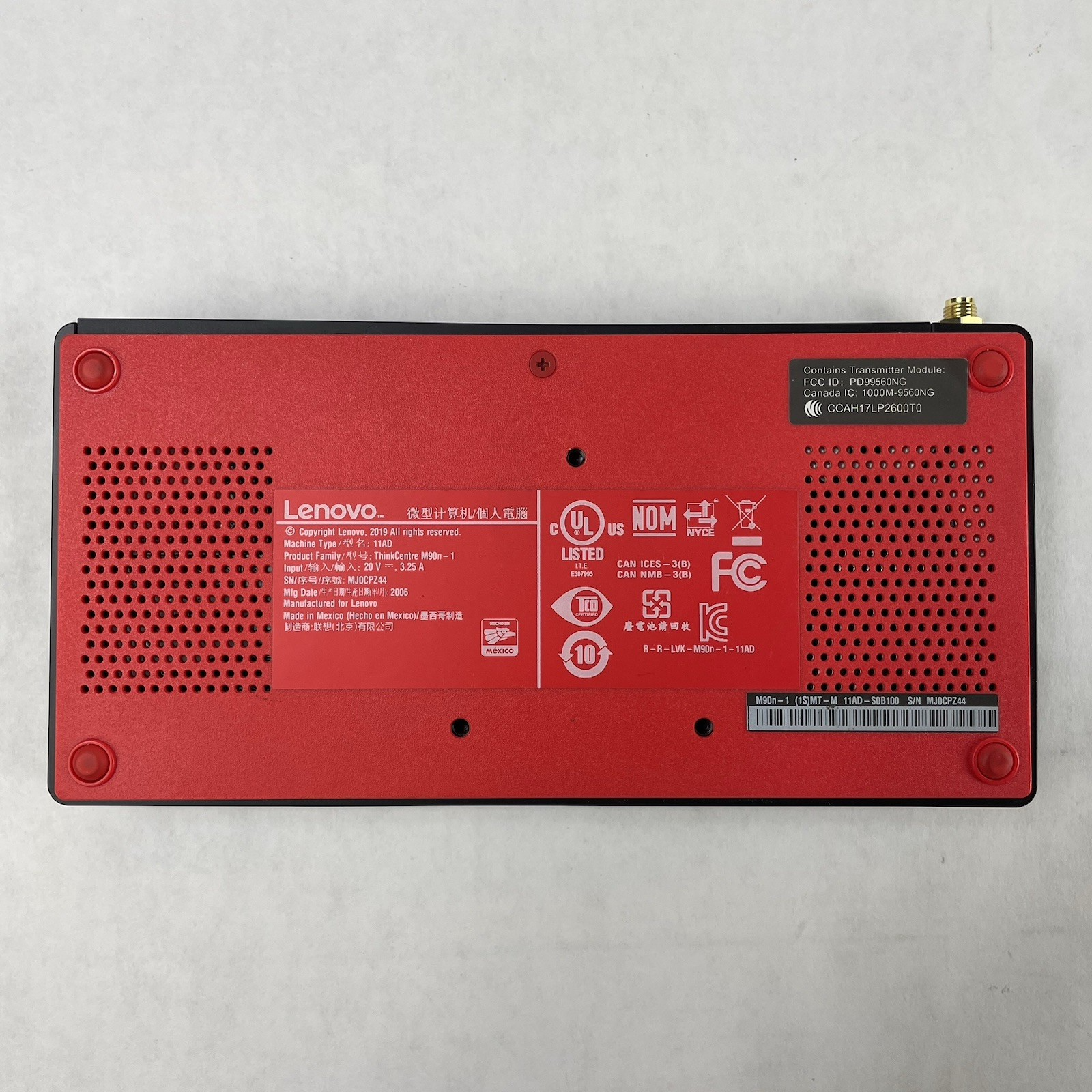 Lenovo Thinkcentre M90n-1 Micro i5-8265U 1.60 GHz 8 GB RAM No M.2/OS/AC9